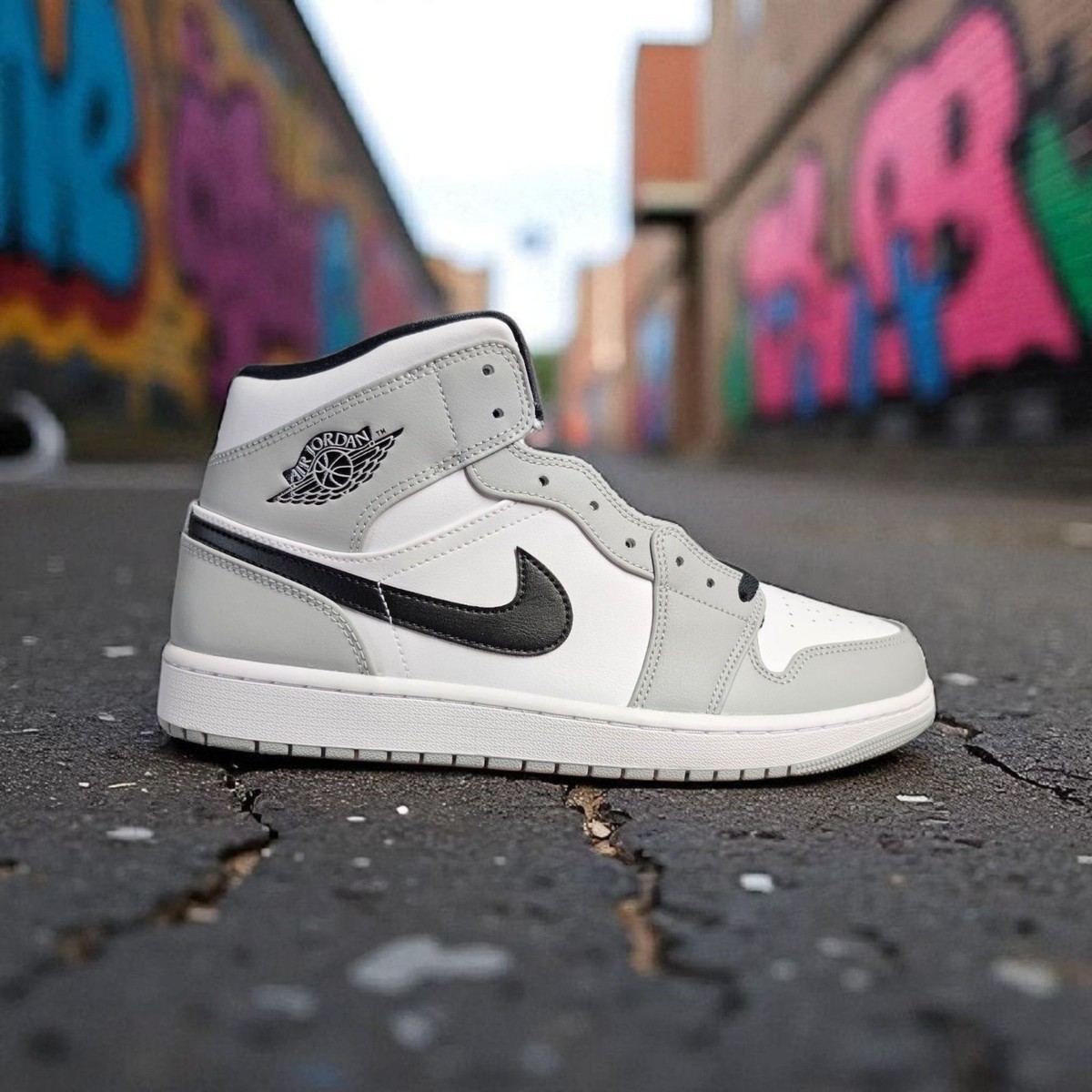 公式 店 ナイキ AIR JORDAN1 MID 554724-092 エアジョーダン1ミッド 