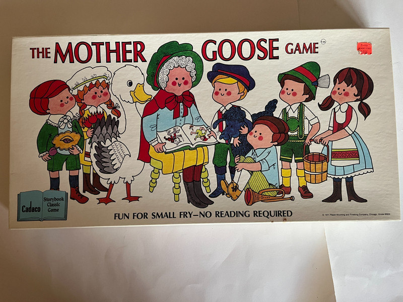 Vintage 1971 Cadaco 'The MOTHER GOOSE' Game, in original box