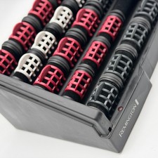 Remington H-9096 Ionic Ceramic Hot Rollers Hair Setter Black Red 20 Count 850W