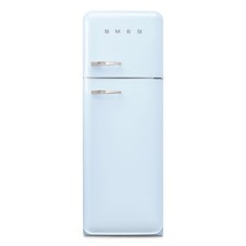 Image of Smeg 294 Litre Fifties Style Right Hand Hinge 70/30 Fridge Freezer - FAB30RPB6UK