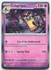 Surging Sparks Cofagrigus 083/191 NM Pokemon Holo rara carta Tcg