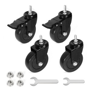 Caster Wheels 4 Inch Locking Stem Casters