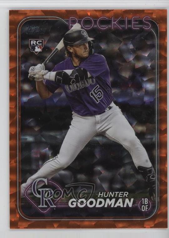 2024 Topps Series 2 Orange Foil /299 Hunter Goodman #432 1l5j