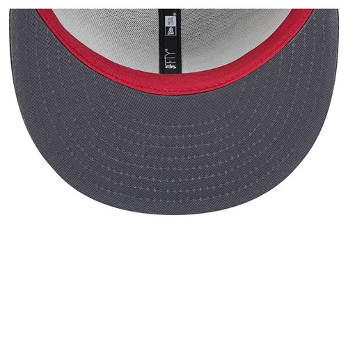 Men's New Era Black Miami Heat Midnight Ink Pop Outline 9FIFTY Snapback Hat - 第 5/6 張圖片