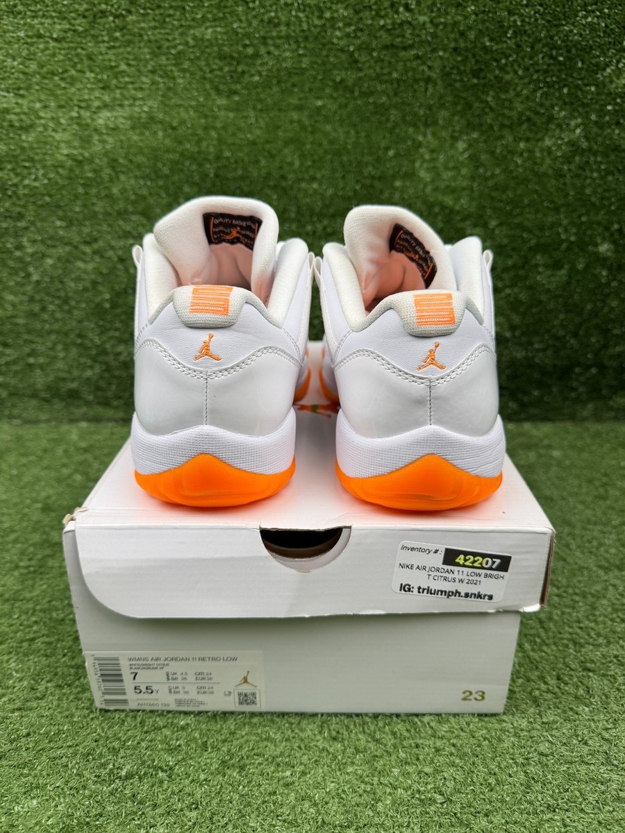 Size 7 - Air Jordan 11 Retro Low Bright Citrus W 194956597605| eBay