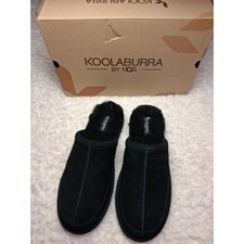 Koolaburra by UGG Men  s Size 9 Black Bordon Slippers New in Box