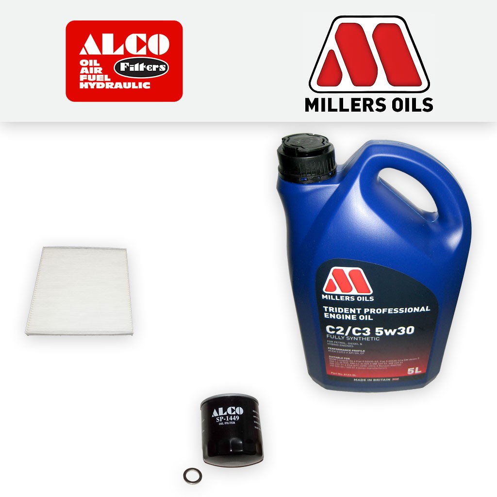 SERVICE KIT for HYUNDAI I40 1.6 2.0 OIL CABIN FILTERS +API SN, CF OIL 12-19