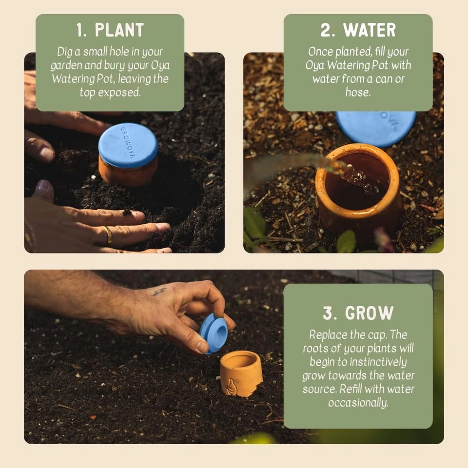 Garden OYA Medium Watering Pot Plant Irrigation System Sustainable Traditiona... - Image 4 of 4