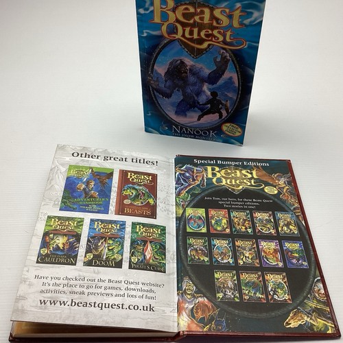 Beast Quest Bundle Complete Book Of Beasts w Cards & Nanook Snow Monster Fantasy - Picture 22 of 24