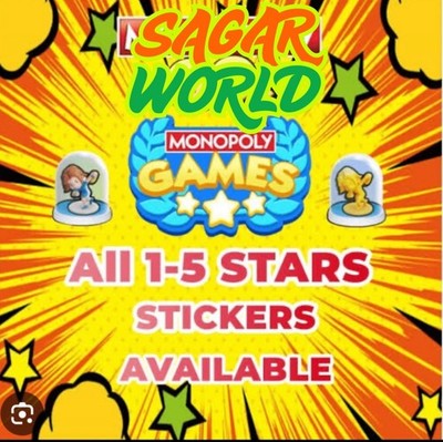 All Type Of New Bon Appetit  Album ( All 1 to 5 stars ) Mono_poly Go stickers !