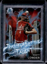 2023 Bowman Draft Rhett Lowder Transformative Talent #TT-8 Reds