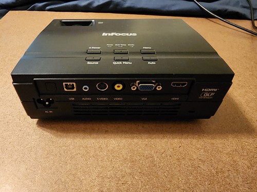 InFocus IN1124 DLP Projector – Excellent Condition – w/ Case & Remote - Picture 3 of 4