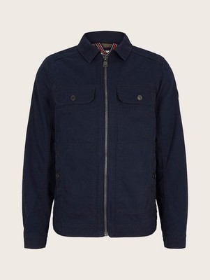 Tom Tailor | Men's cotton Overshirt | Blue | Size US Medium