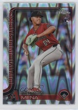 2025 Topps Chrome RayWave Refractor Cristian Mena #102 1az7