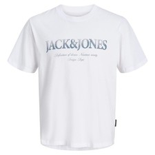 Jack & Jones Men’s Logo Print T-Shirt Short Sleeve Crew Neck Regular Fit T Tops