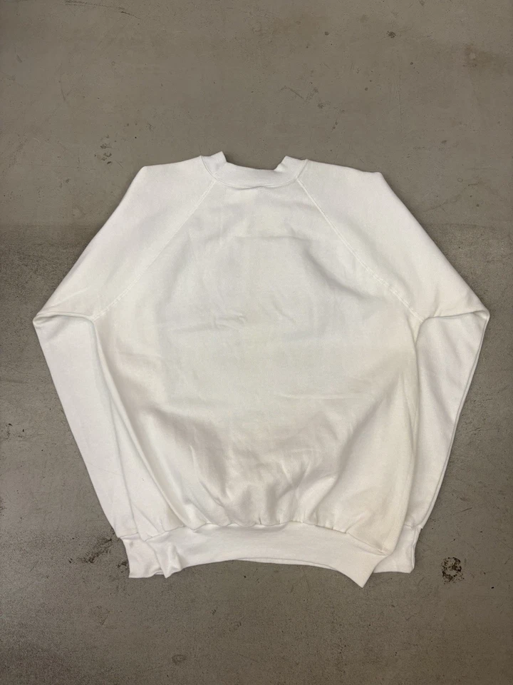 Vintage 1988 NFL Bears vs Vikings Göteborg Sweden Volvo Crewneck Trench sz Large - Image 2 of 4