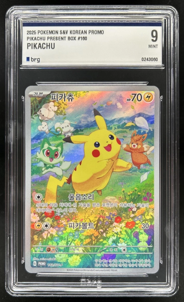 Pikachu Pokémon TCG Trading Card Games in Korean Individual for