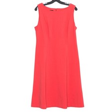 NEW Talbots Dress Minimalist Summer Feminine Boho Retro Smart Casual Sheath 10