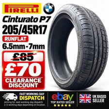 205/45R17 Pirelli Cinturato P7 (*) (RSC) (6.5mm - 7mm Tread)