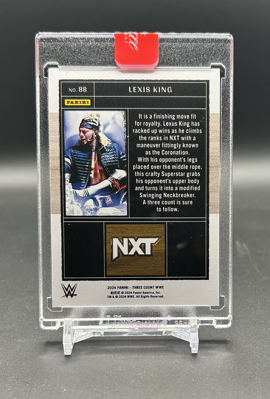 2024 Panini Three Count WWE Lexis King #88 Green /5 NXT view 2