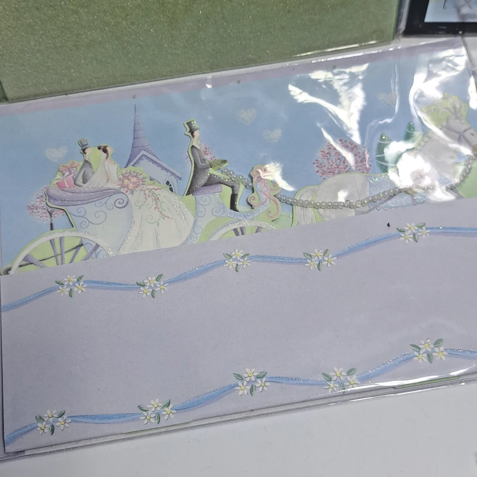 Lote de 8 tarjetas de felicitación vintage de papel Magic Group 3D cumpleaños boda felicitaciones Foto 3 de 4