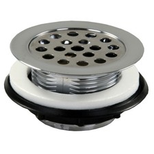 Shower Strainer With Grid Chrome Finish Bathroom Sink Drain Cover 95175