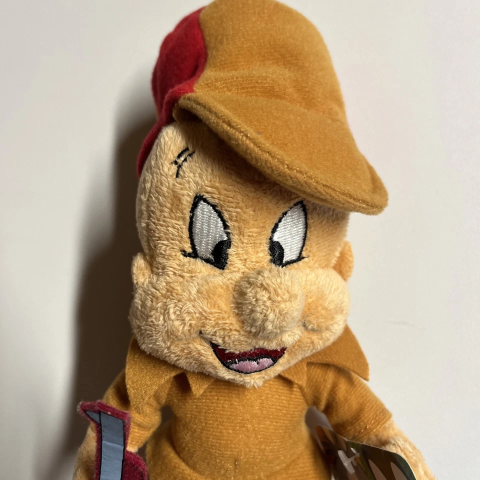 "Looney Tunes 9"" Peluche Elmer Fudd Seis Banderas Parque de Atracciones Exclusivo Nuevo con Etiquetas" Foto 2 de 4