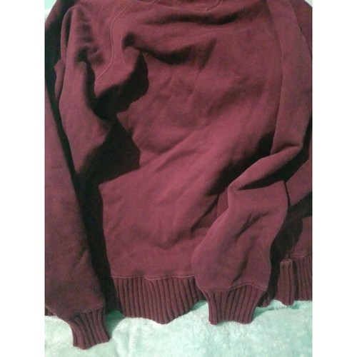 Tommy HilfigerWomen's Medium Red Crew Neck "H" Sweater Distressed - Picture 10 of 13