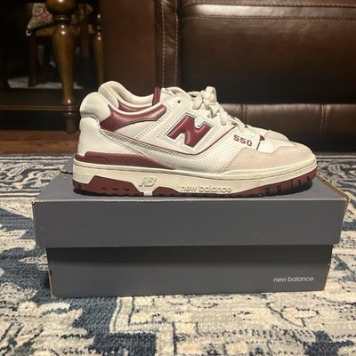 Burgundy New Balance 550 Men's