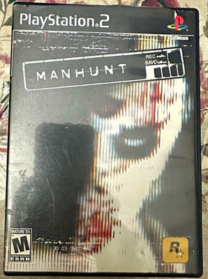 Manhunt (Sony PlayStation 2, 2003) Rockstar Games NTSC-U/C M Rated (NO MANUAL)