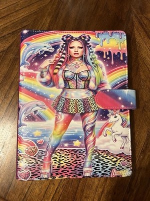 Lisa Frank A5 Notebook Binder With Custom Paper
