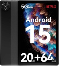 Tablet 10 inch Android 14 Tablets, 8GB RAM 128GB ROM 1TB Expand,Oct-Core,Black