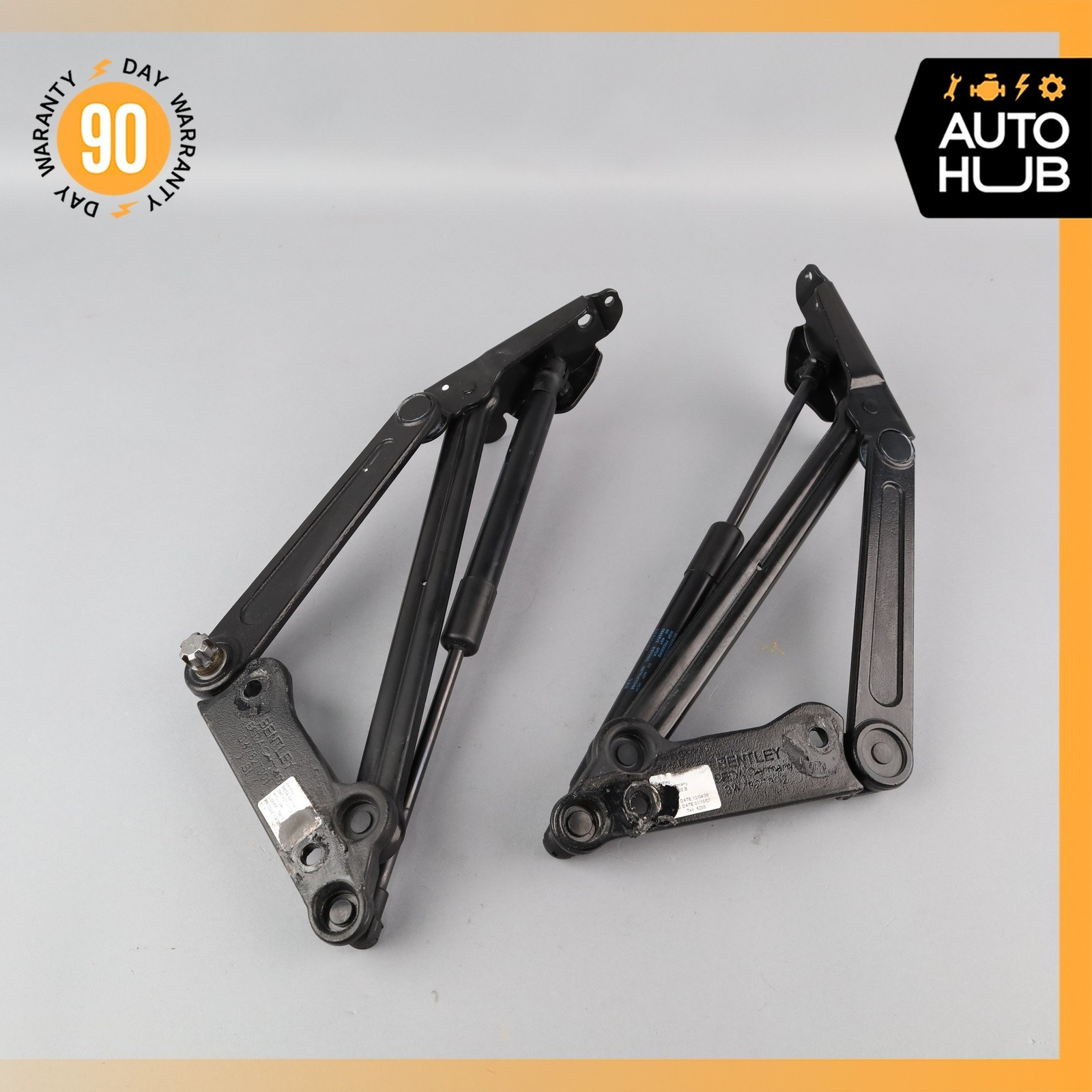 07-18 Bentley Continental GTC Rear Trunk Lid Hinges Left & Right Set OEM 43k