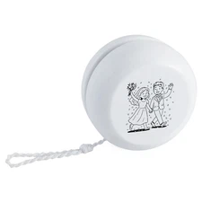 'Happy Wedding Couple' Retro Style Yo-Yo (YY00049665)
