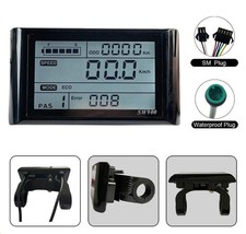 E-Bike LCD Display For Electric Bicycle Speedometer Control Panel Upgrade FS