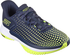 Skechers Viper Court Elite Men's Size 10 Navy Blue Yellow Pickleball Shoes NEW