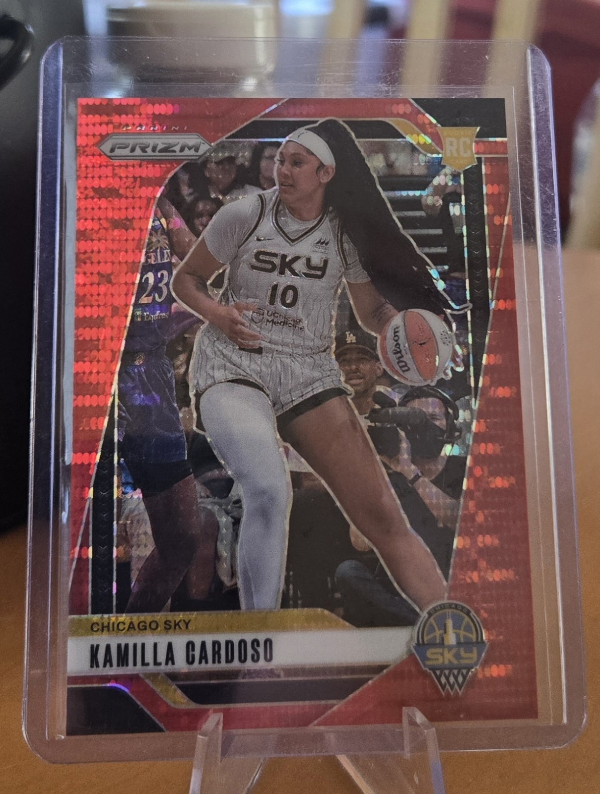 2024 Panini Prizm WNBA - Kamilla Cardoso #93 Red Prizm /299 (RC)