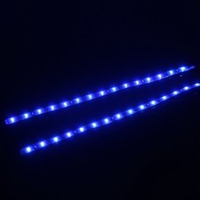 2x Bright Blue Led Light Strip Flexible Tape Back 12v Dc Cartruck Cut-to-length 2x Bright Blue Led Light Strip Flexible Tape Back 12v Dc Cartruck Cut-to-length