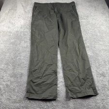 Weatherproof Utility Pants Mens 38x32 Green Flex Hiking Outdoors