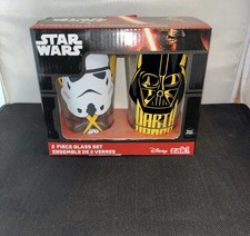 Star Wars 2 Piece Glass Set Darth Vader And S...