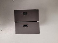 Lot of 2 Targus USB-C universal dual video 4K Docking Station DICK190 Black
