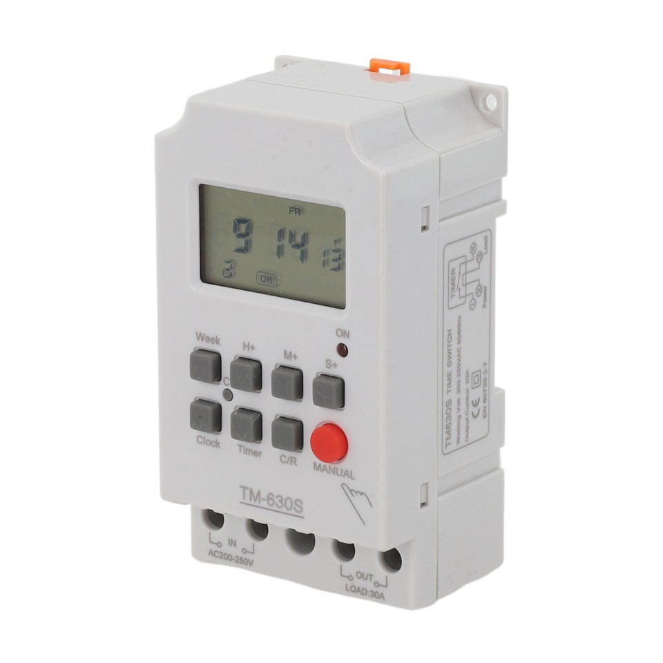 Programmable Timer Controller AC220V LCDDigital Microcomputer Timer ...