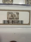 1921 MERCURY DIME PCGS NGC AG 3 PROBLEM FREE NATURAL SURFACES 032604
