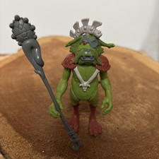 Vintage Star Wars Ewoks KING GORNEESH Complete Toy Action Figure 1985 Cartoon