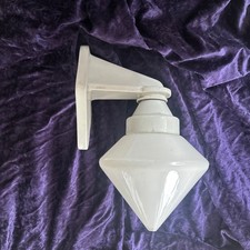 Bergner&Weiser Lampe Porzellanleuchte  Echtglas um 1930