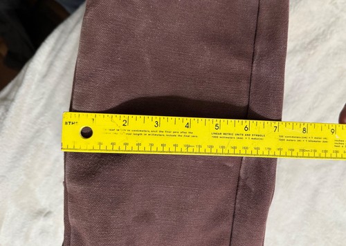 Lands End Square Rigger Canvas Travel Bag Color Brown Vintage USA - Picture 6 of 8