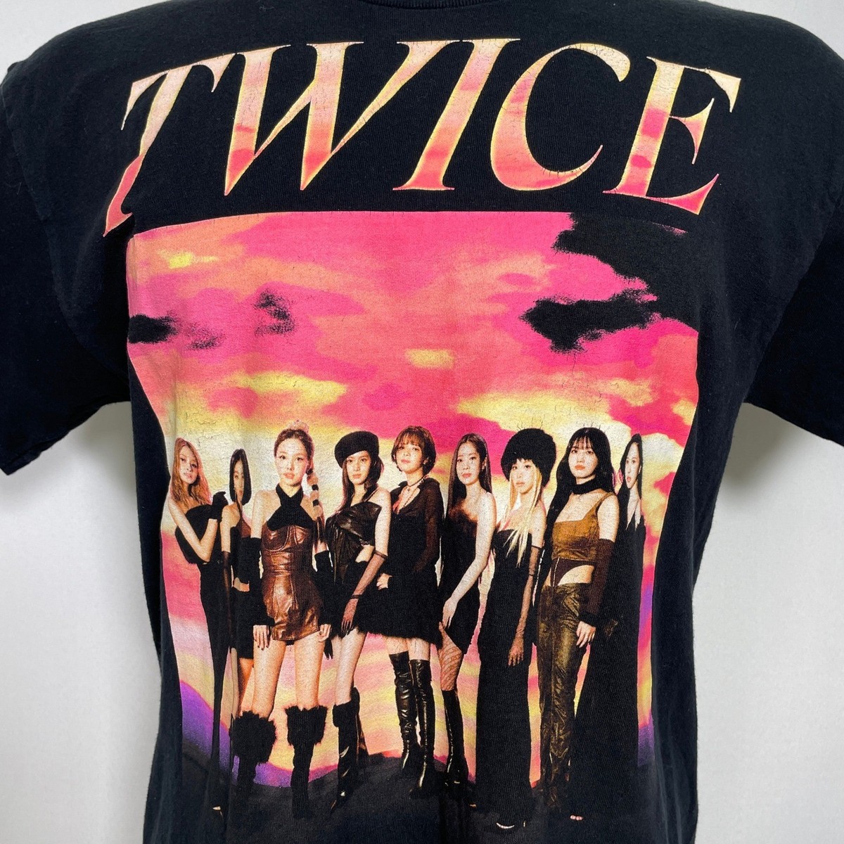 TWICE LA Pop-Up World Tour Ready to Be K-Pop Black T-Shirt Men's