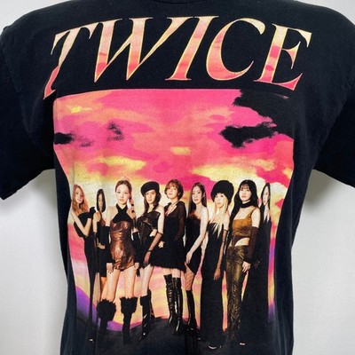 TWICE LA Pop-Up World Tour Ready to Be K-Pop Black T-Shirt Men's