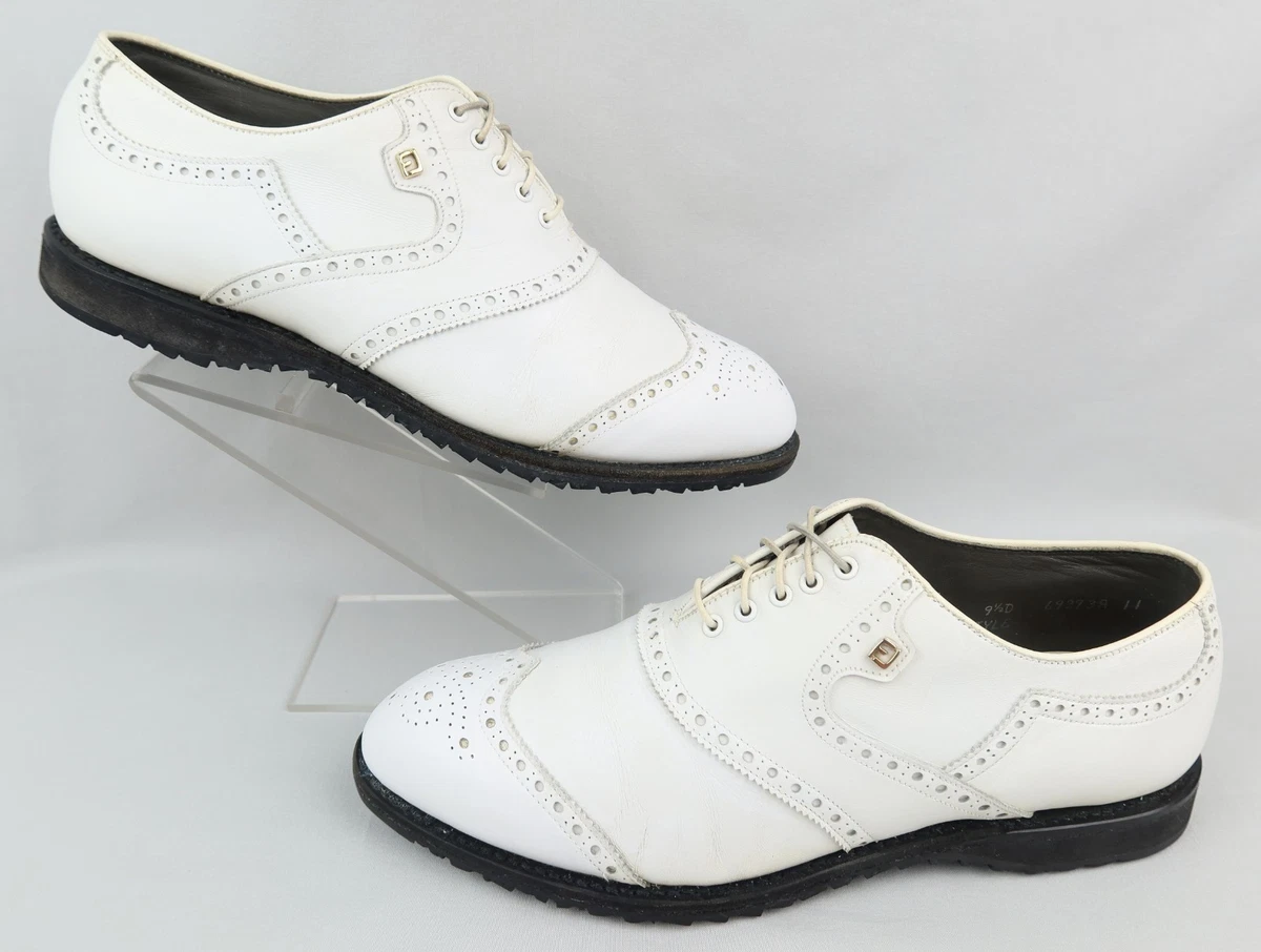 Chaussures habillées en cuir noir pour hommes Foot Joy Classics