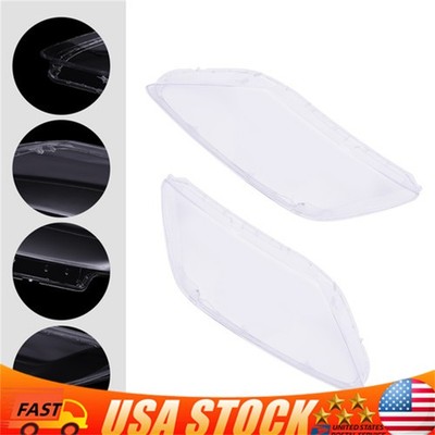 For Mazda CX-7 2007-2012 Pair Left+Right Clear Headlights Headlamp Lens Cover